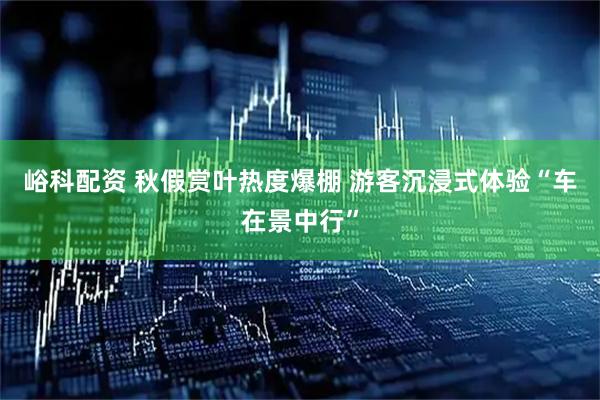 峪科配资 秋假赏叶热度爆棚 游客沉浸式体验“车在景中行”